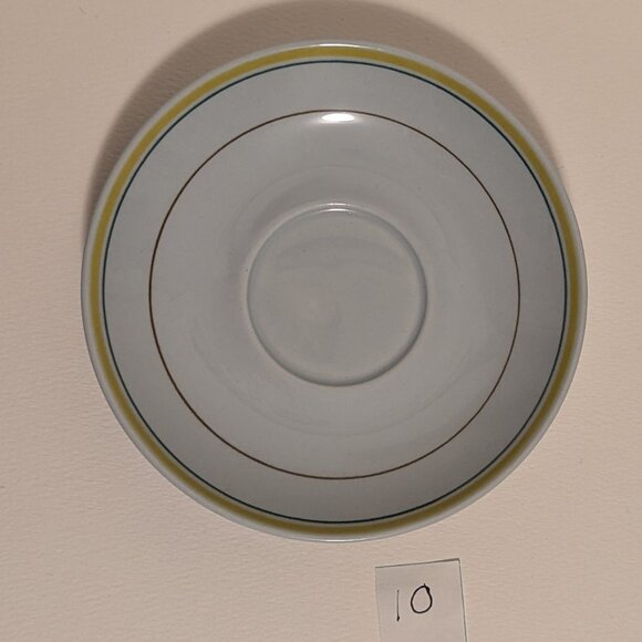 Vintage Handpainted Arabia Finland Windflower Teacup and Saucer with Flaw - Picture 4 of 14